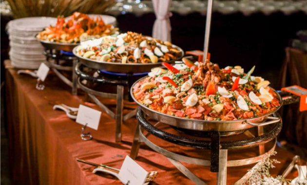 Corporate buffet catering